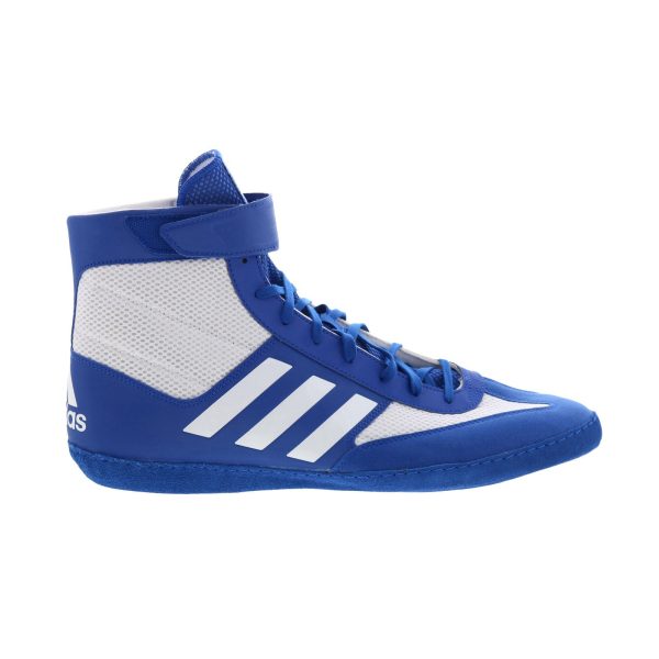 Adidas Combat Speed 5 F99972 Mens Blue Synthetic Athletic Wrestling Shoes Hot on Sale
