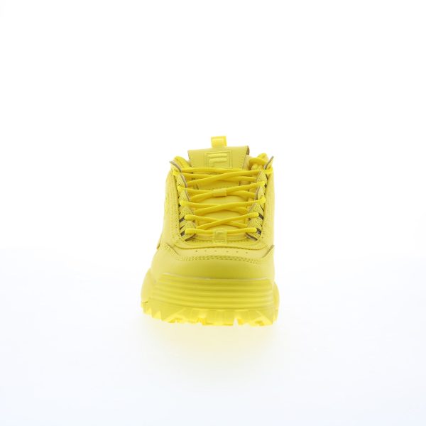 Fila Disruptor II Premium Womens Yellow Lifestyle Sneakers Shoes Supply - Image 2