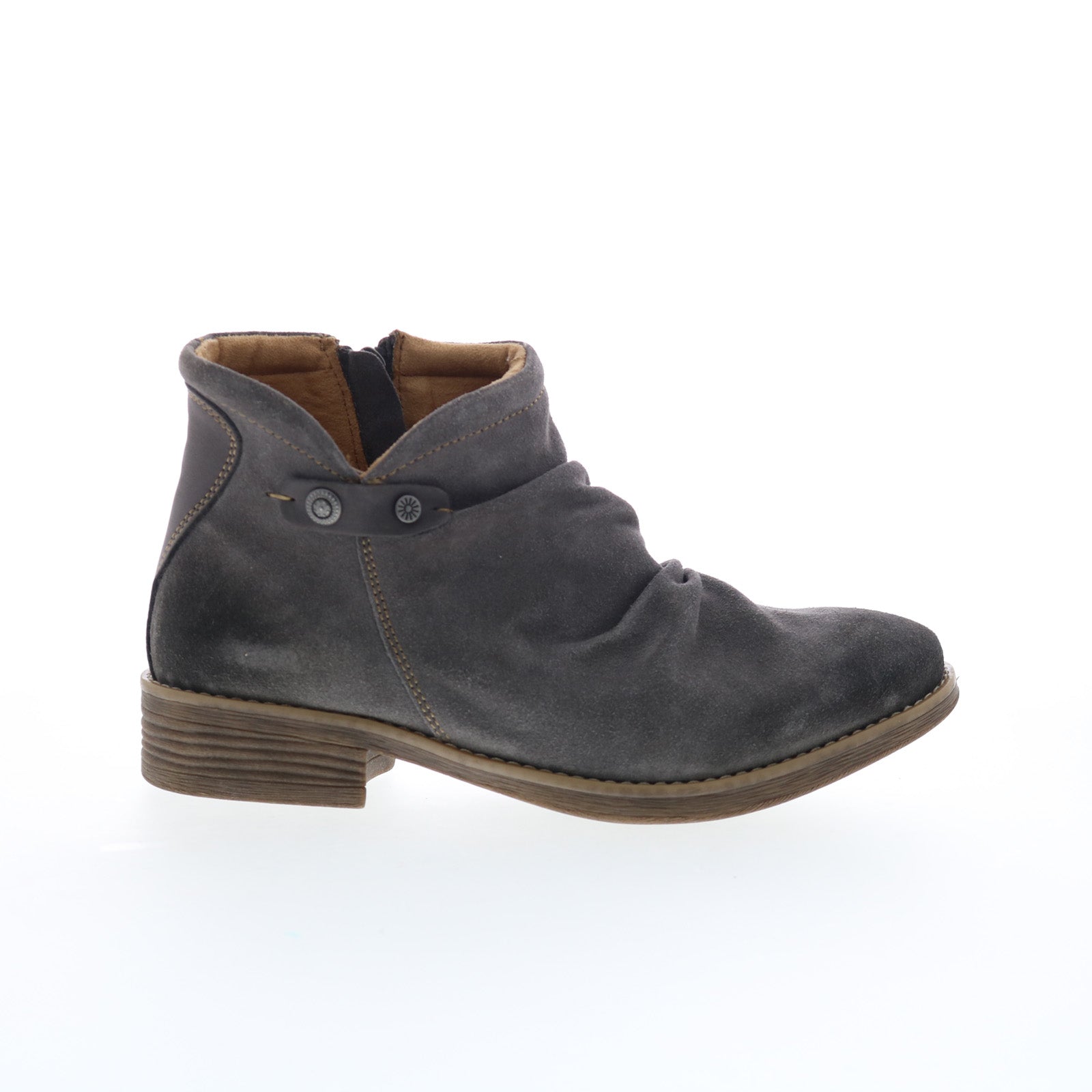 Comfortiva Tarrant CT0017608 Womens Gray Suede Zipper Casual Dress Boots Sale