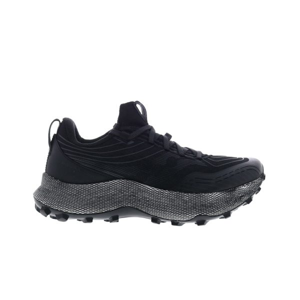 Saucony Endorphin Trail S10647-10 Womens Black Canvas Athletic Hiking Shoes on Sale