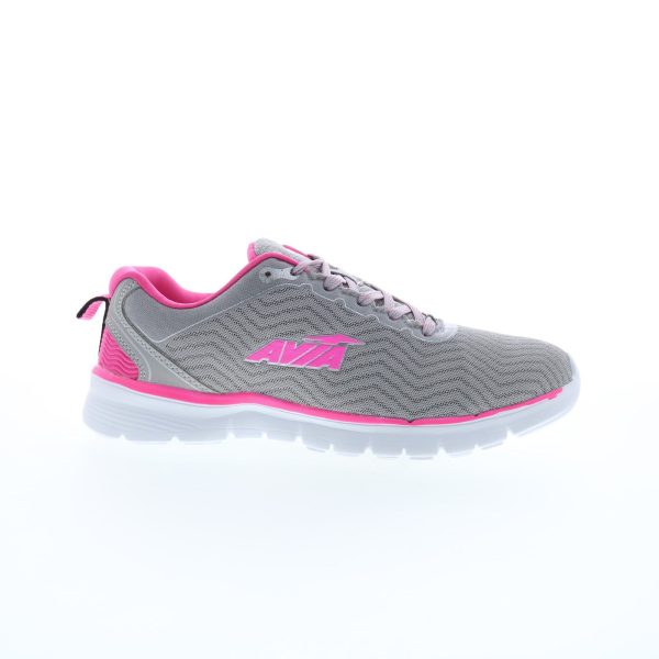 Avia Factor 2.0 AA50062WNP Womens Gray Mesh Athletic Running Shoes Hot on Sale
