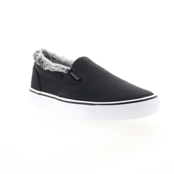 Lugz Clipper LX Fur WCLIPLXFD-060 Womens Black Lifestyle Sneakers Shoes Discount - Image 2