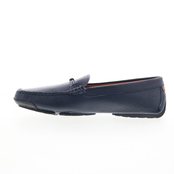 T.B. Phelps Kiawah Tumbled Calf Driver Mens Blue Loafers Casual Shoes Discount - Image 3