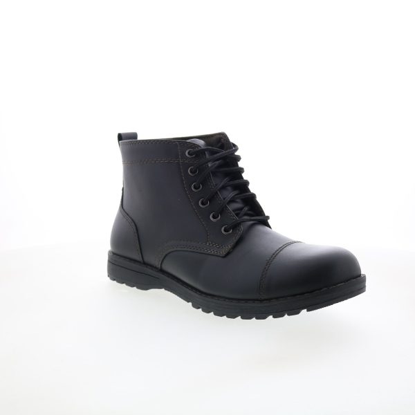 Eastland Jason Cap Toe 7372-01 Mens Black Synthetic Casual Dress Boots Discount - Image 2