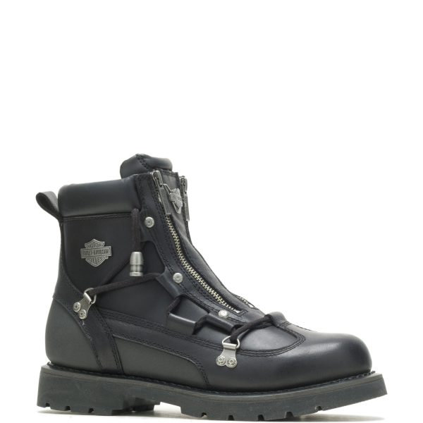 Harley-Davidson Brake Light Flash De D96274 Mens Black Motorcycle Boots on Sale - Image 2