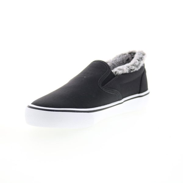 Lugz Clipper LX Fur WCLIPLXFD-060 Womens Black Lifestyle Sneakers Shoes Discount - Image 4