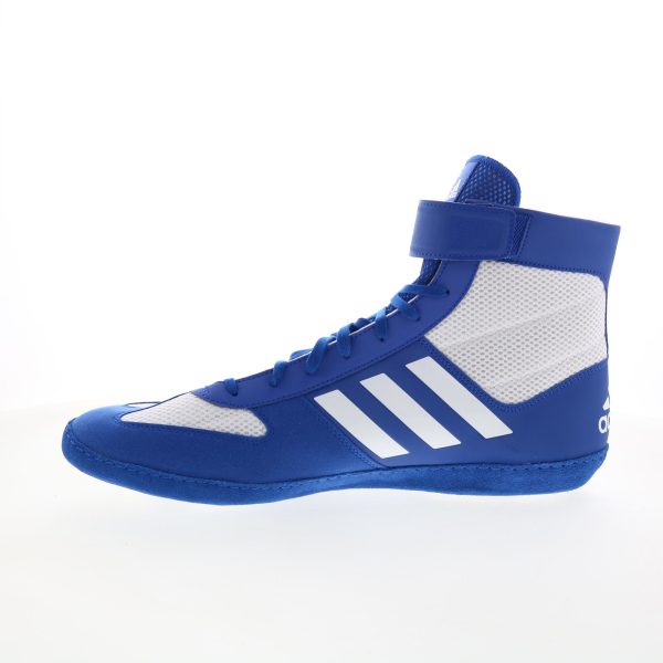Adidas Combat Speed 5 F99972 Mens Blue Synthetic Athletic Wrestling Shoes Hot on Sale - Image 3
