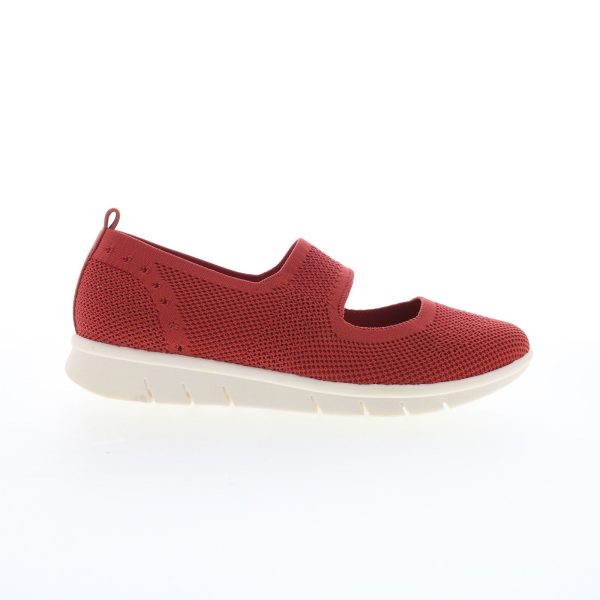 Comfortiva Carlene CT0020802 Womens Red Mesh Loafers & Slip Ons Casual Shoes Fashion