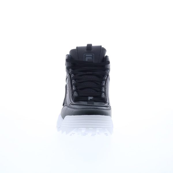 Fila Disruptor II Mid 5XM02360-013 Womens Black Lifestyle Sneakers Shoes For Sale - Image 2