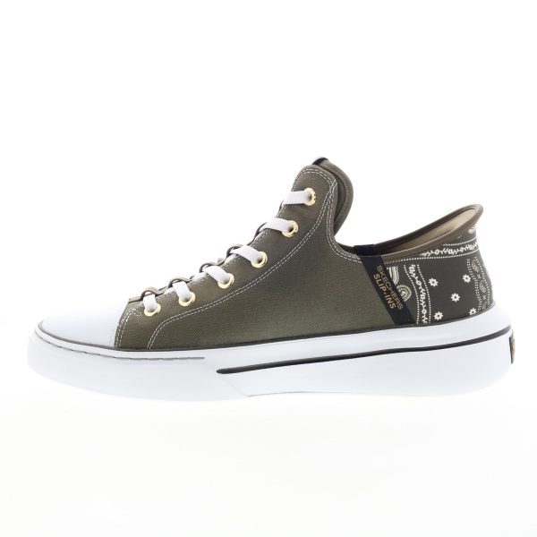 Skechers Snoop Dogg Snoop One Og Canvas 251036 Mens Green Sneakers Shoes on Sale - Image 5
