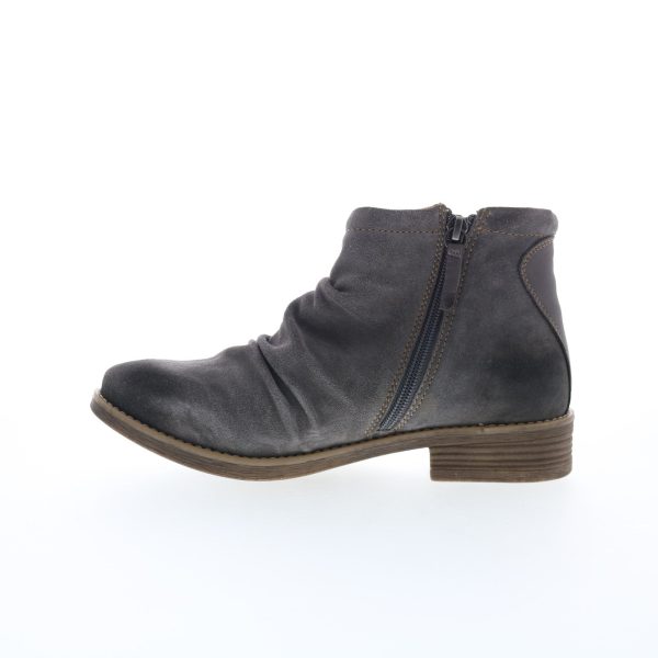 Comfortiva Tarrant CT0017608 Womens Gray Suede Zipper Casual Dress Boots Sale - Image 3