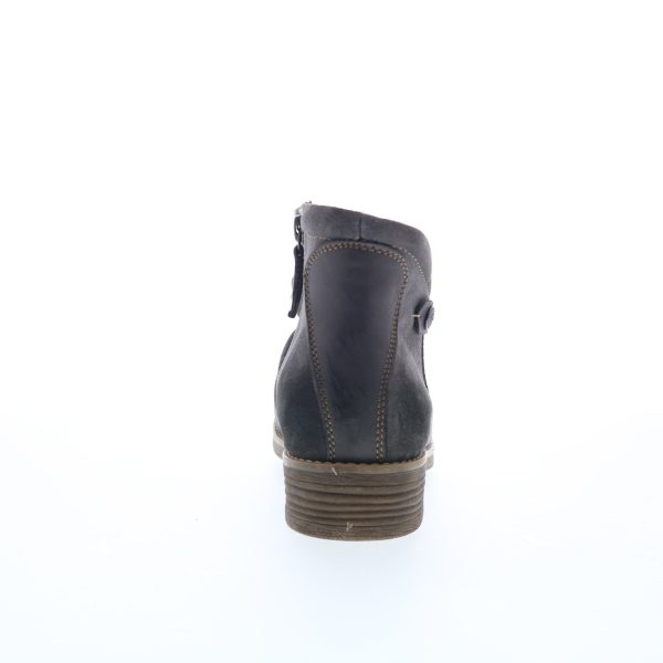 Comfortiva Tarrant CT0017608 Womens Gray Suede Zipper Casual Dress Boots Sale - Image 4