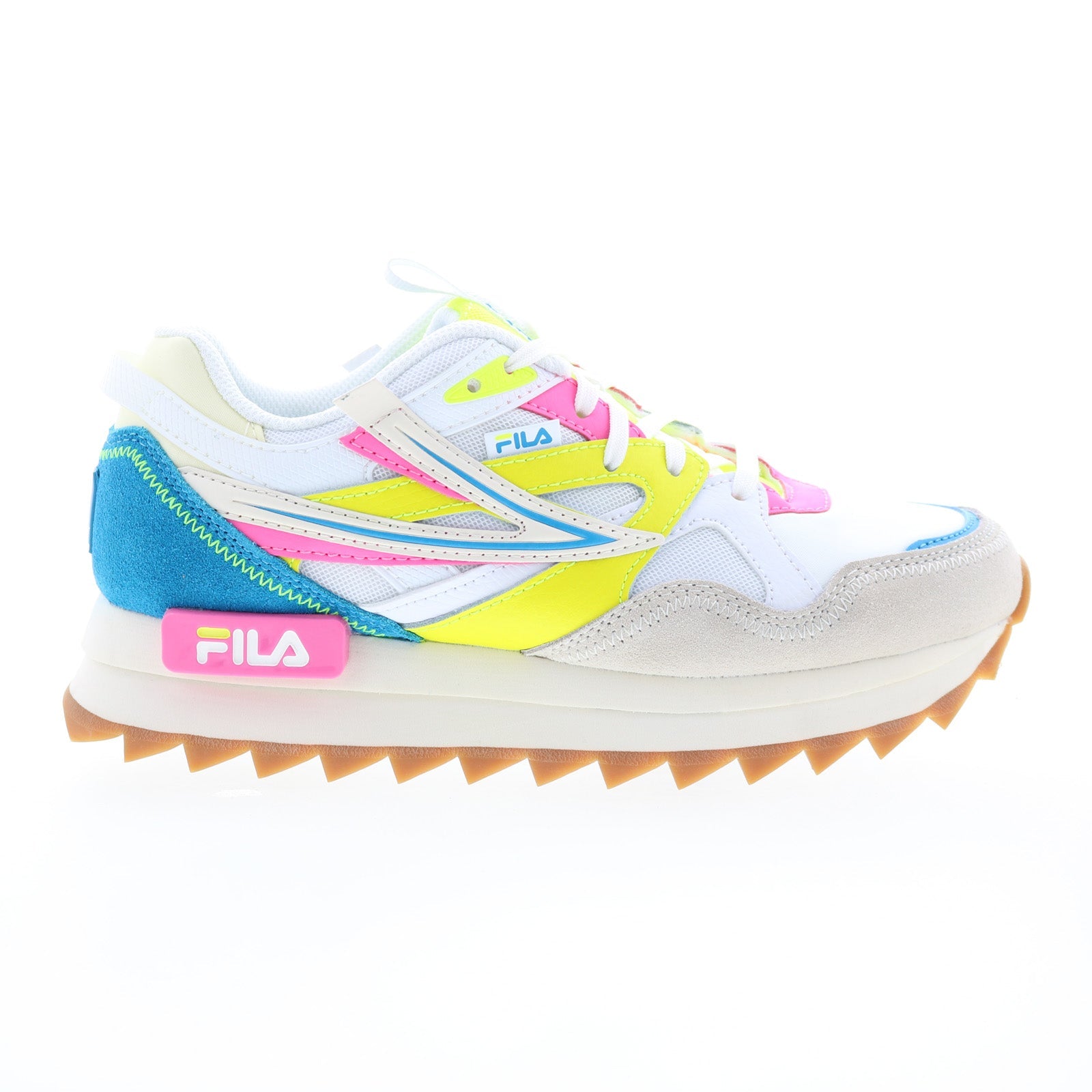 Fila Sandenal Orbit 5RM01746-136 Womens White Leather Lifestyle Sneakers Shoes For Sale