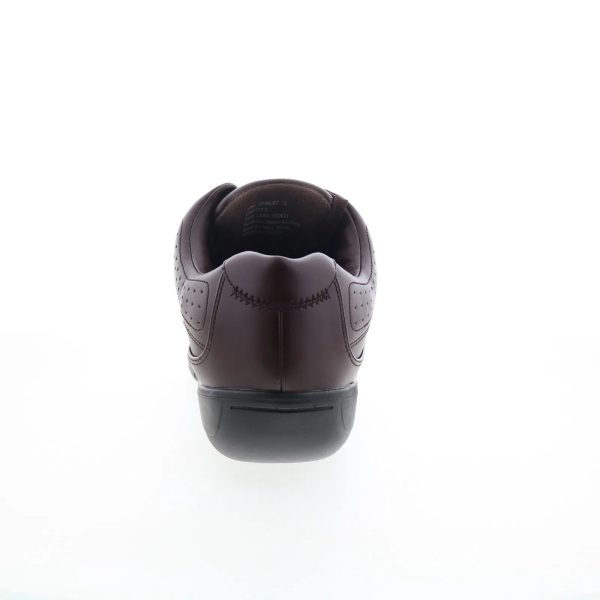 Footsaver by Drew Pinochle Mens Brown Extra Wide 4E Oxfords Casual Shoes Online Sale - Image 4