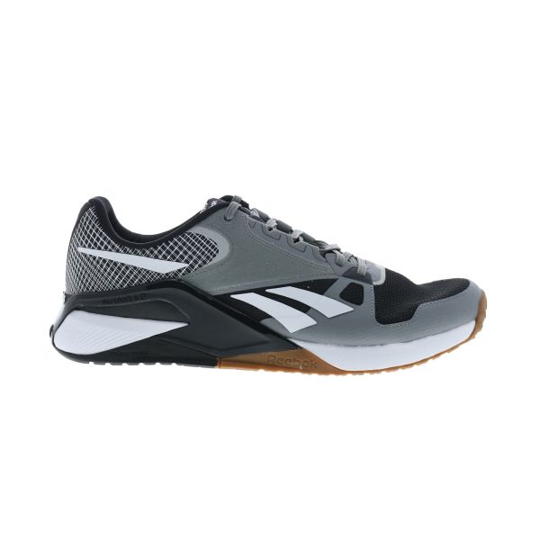 Reebok Nano 6000 Mens Black Canvas Lace Up Lifestyle Sneakers Shoes Online now