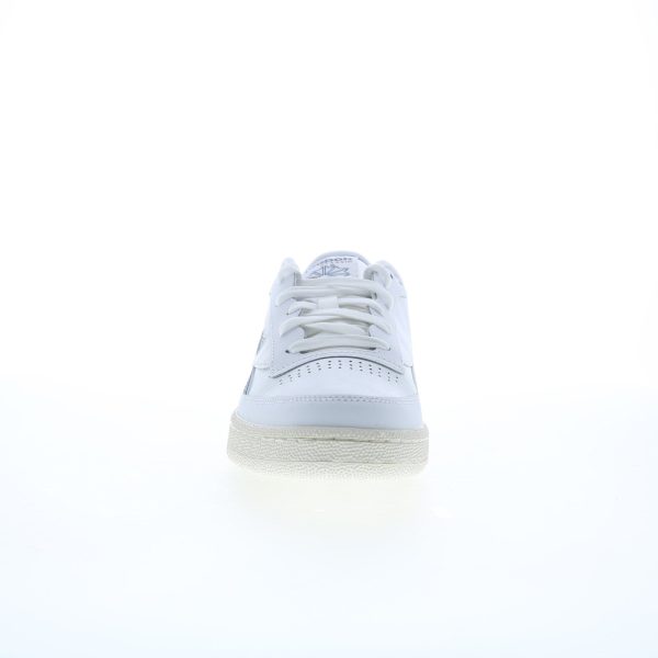 Reebok Club C Revenge Mens White Leather Lace Up Lifestyle Sneakers Shoes For Cheap - Image 3