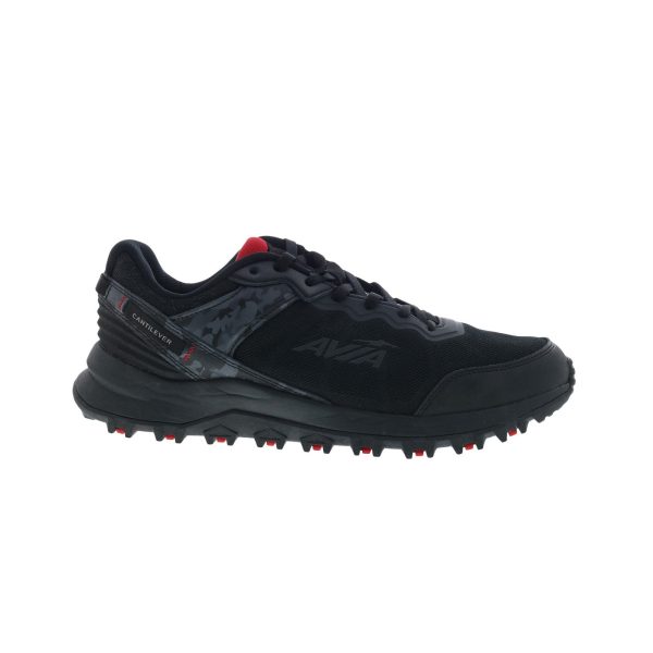 Avia Ultra AA50038MBRB Mens Black Leather Athletic Hiking Shoes Online Sale