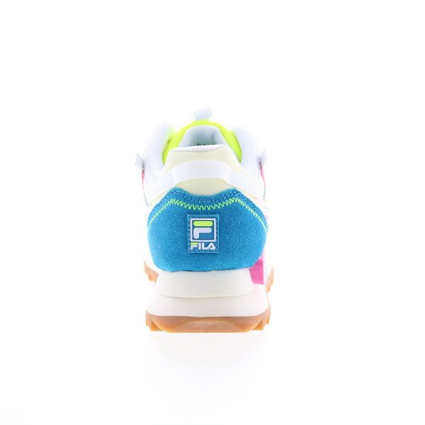 Fila Sandenal Orbit 5RM01746-136 Womens White Leather Lifestyle Sneakers Shoes For Sale - Image 4