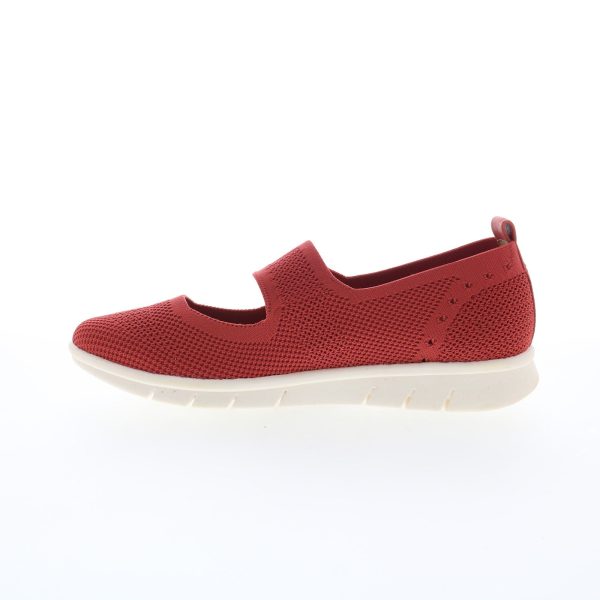 Comfortiva Carlene CT0020802 Womens Red Mesh Loafers & Slip Ons Casual Shoes Fashion - Image 3