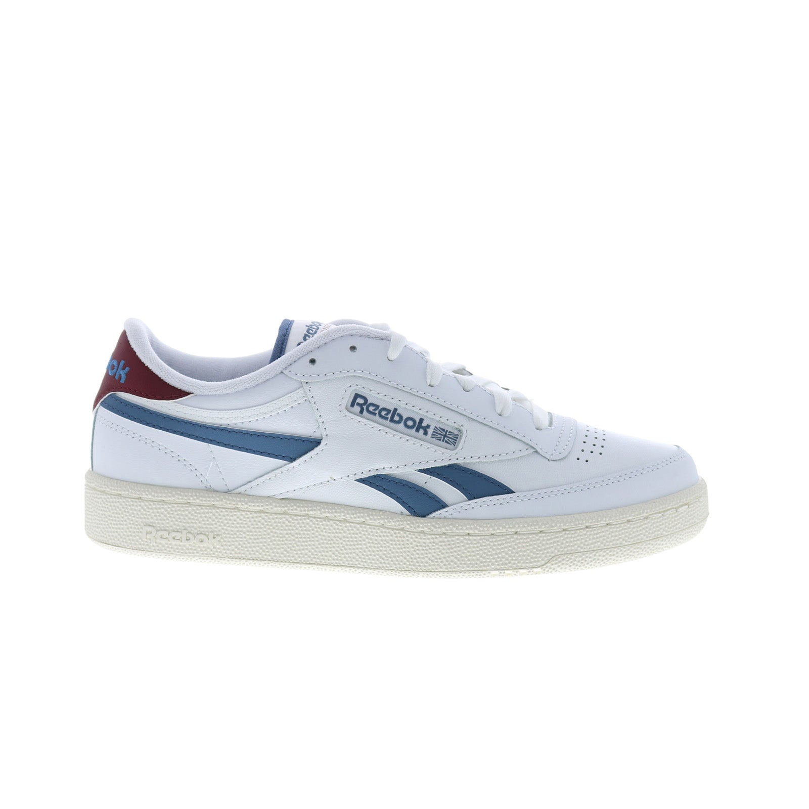 Reebok Club C Revenge Mens White Leather Lace Up Lifestyle Sneakers Shoes For Cheap