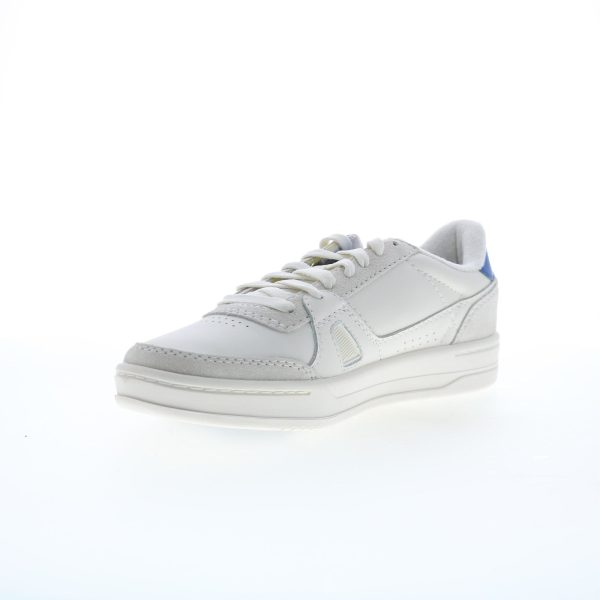 Reebok LT Court Mens Beige Leather Lace Up Lifestyle Sneakers Shoes For Cheap - Image 4