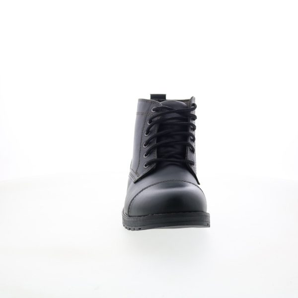 Eastland Jason Cap Toe 7372-01 Mens Black Synthetic Casual Dress Boots Discount - Image 3