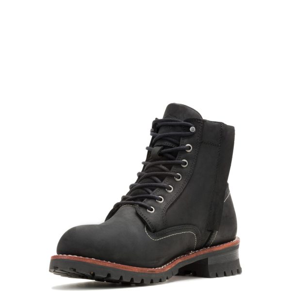 Harley-Davidson Bentler M 6  De D96266 Mens Black Nubuck Motorcycle Boots Online Hot Sale - Image 5