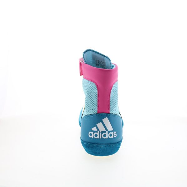 Adidas Combat Speed 5 G25907 Mens Blue Synthetic Athletic Wrestling Shoes Discount - Image 4