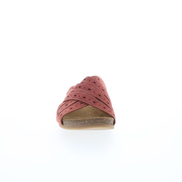 Comfortiva Gala CT0035802 Womens Brown Suede Slip On Slides Sandals Shoes Supply - Image 2