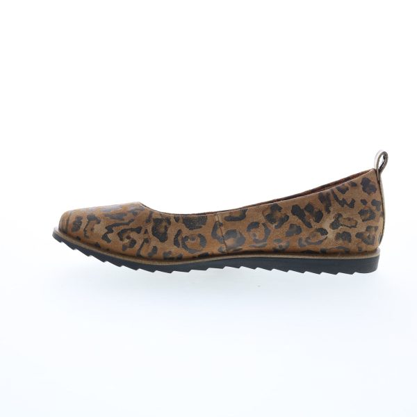 Comfortiva Ronah CT0033800 Womens Brown Suede Slip On Ballet Flats Shoes For Discount - Image 3