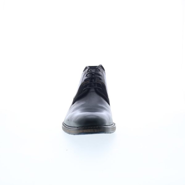 Testosterone Air Wing T99320 Mens Black Leather Lace Up Chukkas Boots Supply - Image 2