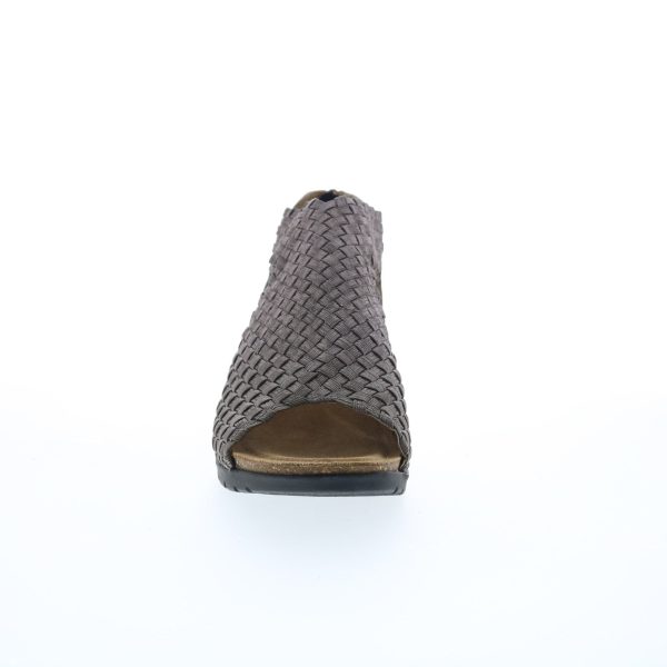Comfortiva Alesha CT0030208 Womens Gray Wide Mesh Wedges Sandals Shoes For Discount - Image 2