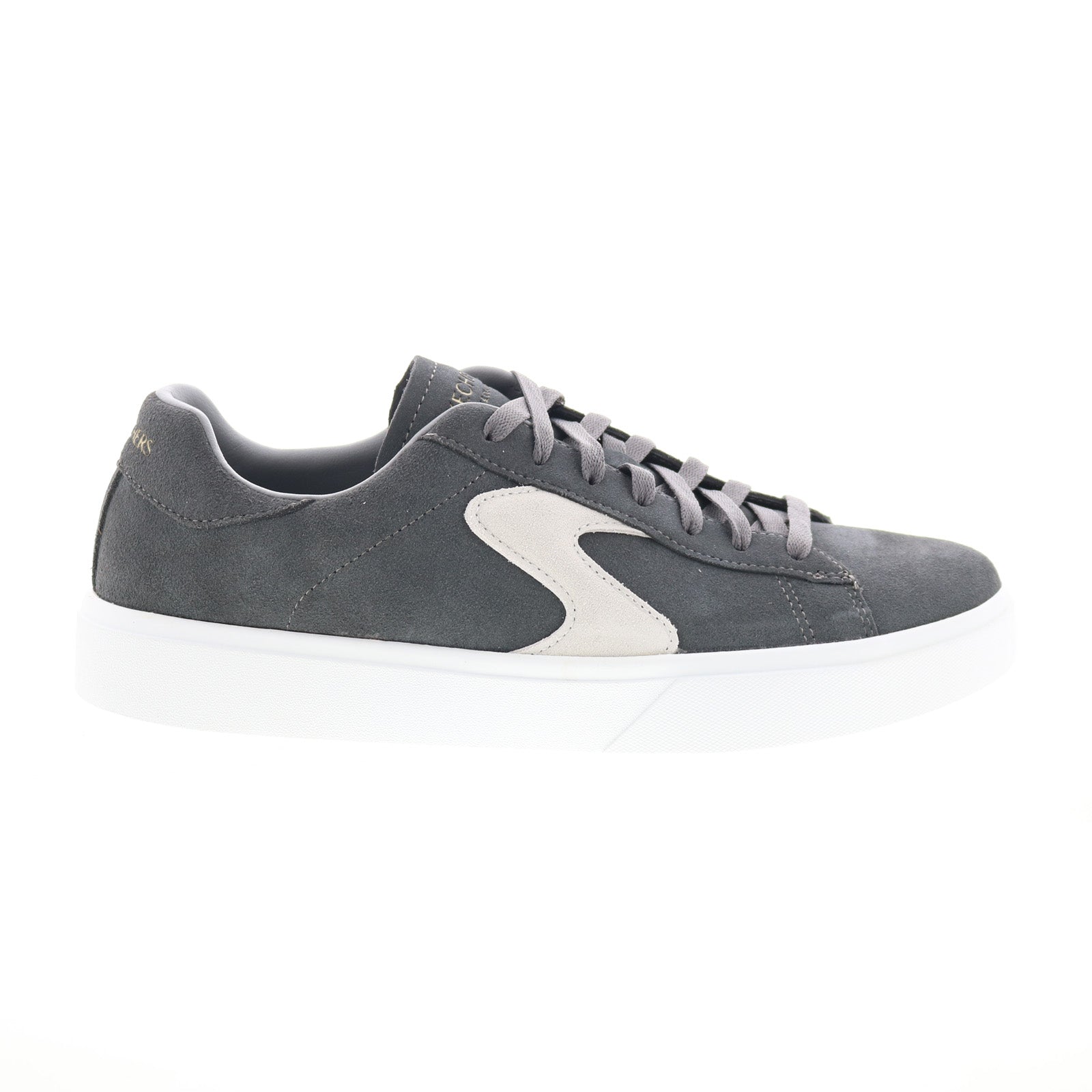 Skechers Eden LX Levors 232866 Mens Gray Suede Lifestyle Sneakers Shoes Discount