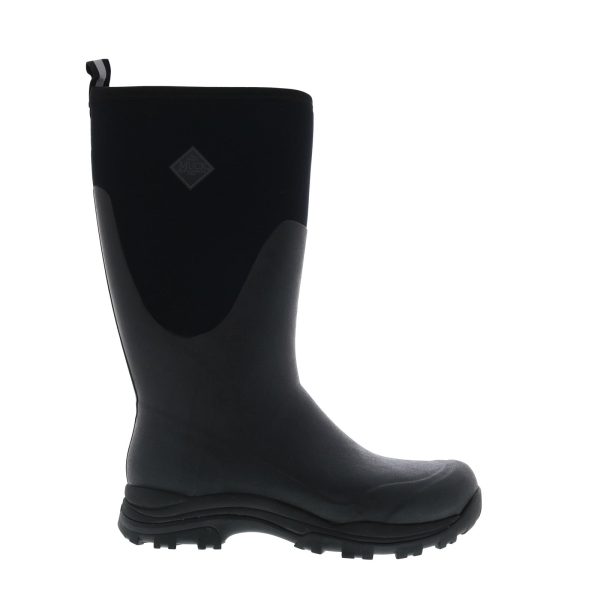 Original Muck Arctic Outpost AOT000 Mens Black Leather Pull On Winter Boots Online