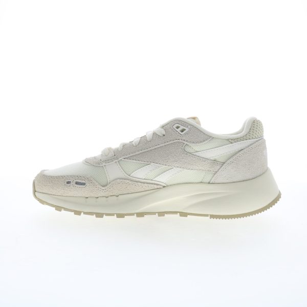 Reebok Classic Leather 2400 Mens Beige Suede Lifestyle Sneakers Shoes Sale - Image 5