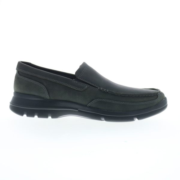 Rockport Junction Point Slip On Mens Gray Loafers & Slip Ons Casual Shoes Fashion