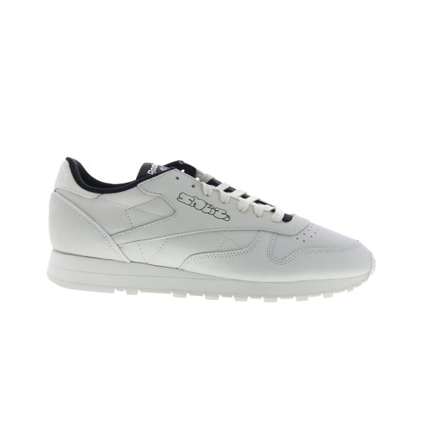 Reebok Classic Leather Sneesze Mens White Leather Lifestyle Sneakers Shoes Supply