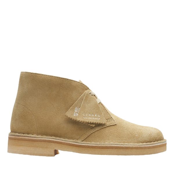 Clarks Desert Boot 26169946 Womens Brown Suede Lace Up Chukkas Boots on Sale