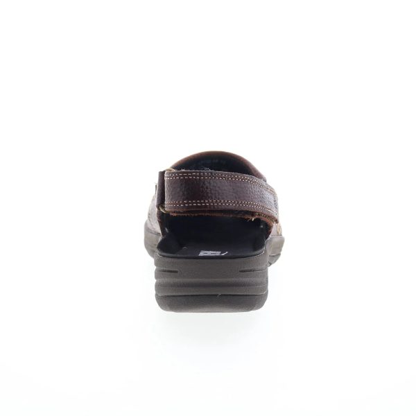 Drew Barcelona 47792-68 Mens Brown Leather Strap Sport Sandals Shoes on Sale - Image 4