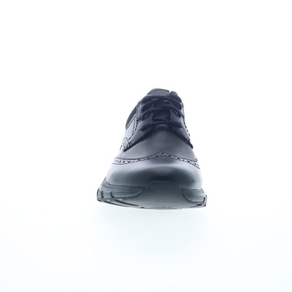 Rockport ReboundX Wingtip Mens Black Wide Oxfords Wingtip & Brogue Shoes For Cheap - Image 2