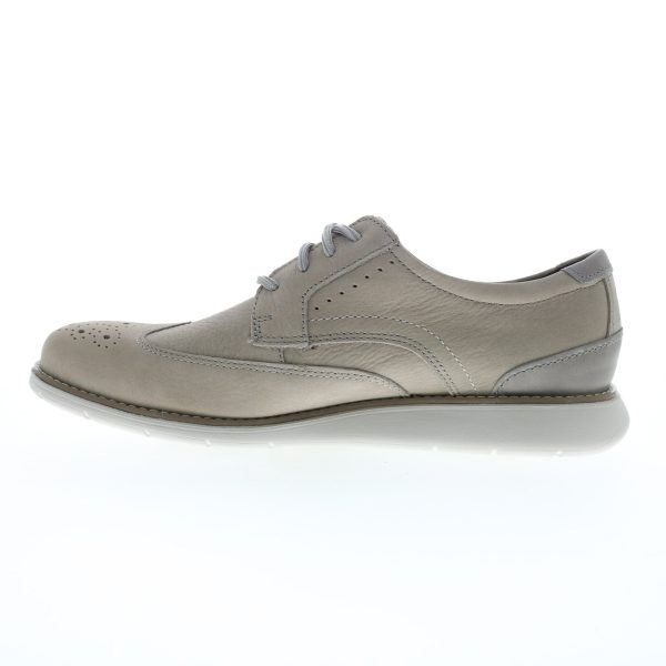Rockport Total Motion Craft Wingtip Mens Gray Wide Oxfords & Lace Ups Shoes on Sale - Image 3