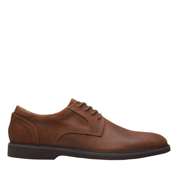 Clarks Malwood Lace 26175401 Mens Brown Suede Oxfords & Lace Ups Casual Shoes Online Hot Sale