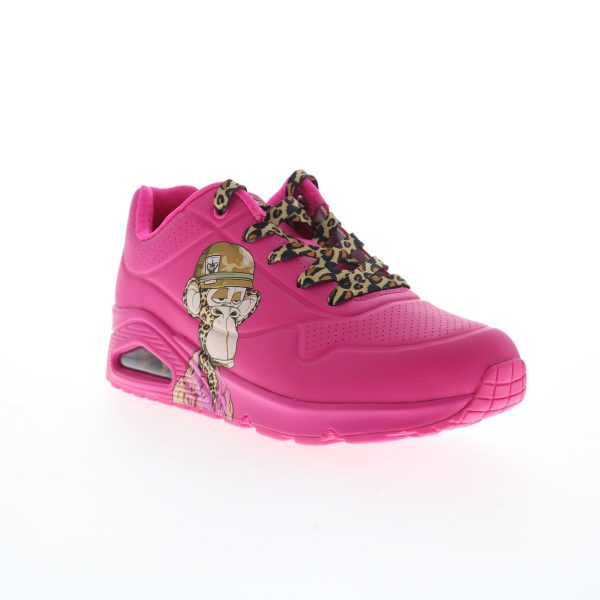 Skechers Uno Dr. Bombay Snoop Dogg Womens Pink Lifestyle Sneakers Shoes Hot on Sale - Image 2