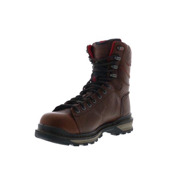 Rocky Rams Horn Lace To Toe Composite Waterproof Mens Brown Wide Boots Online now - Image 4
