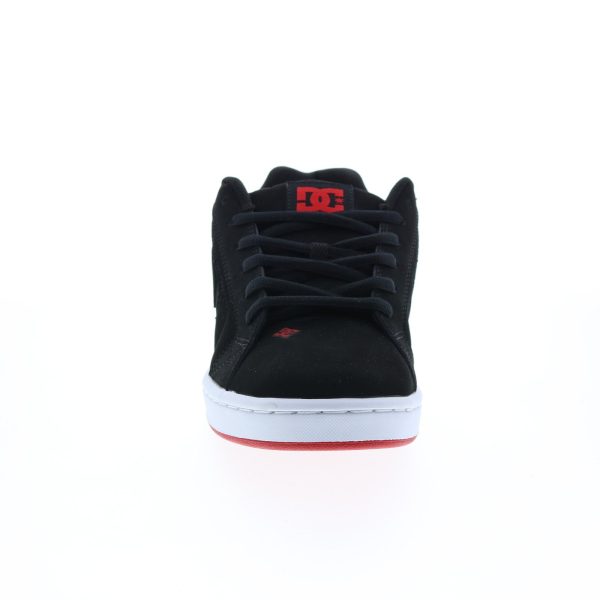 DC Net 302361-BLG Mens Black Nubuck Lace Up Skate Inspired Sneakers Shoes For Cheap - Image 3