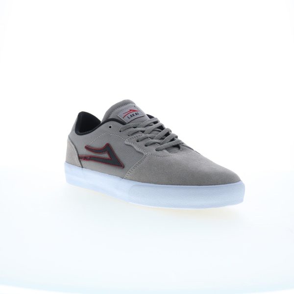 Lakai Cardiff MS4240264A00 Mens Gray Suede Skate Inspired Sneakers Shoes For Discount - Image 2