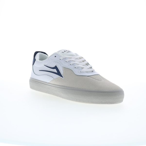 Lakai Essex MS4240263A00 Mens White Leather Skate Inspired Sneakers Shoes Online Sale - Image 2