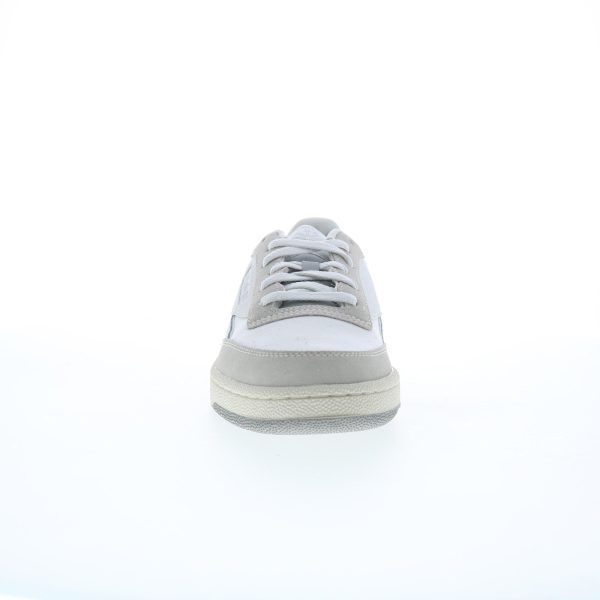 Reebok Club C Revenge Mens Gray Leather Lace Up Lifestyle Sneakers Shoes For Cheap - Image 3