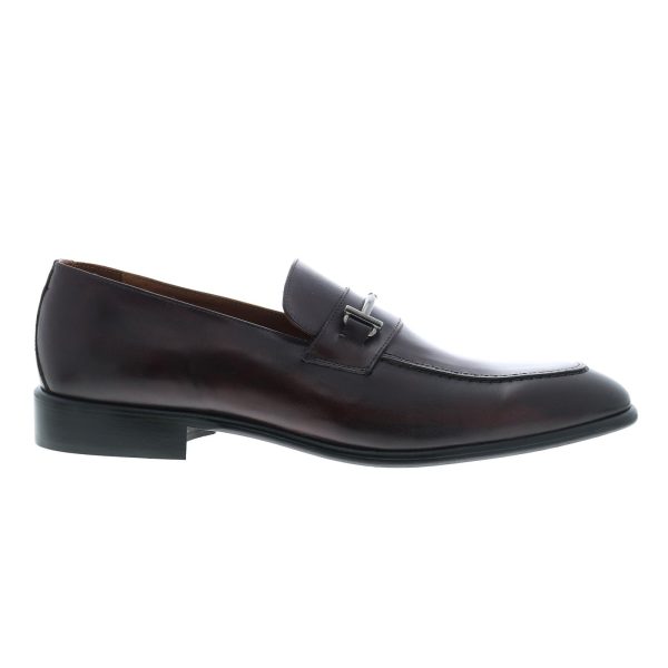 Bruno Magli Sante BM3SNTJ0 Mens Burgundy Loafers & Slip Ons Casual Shoes Online Sale