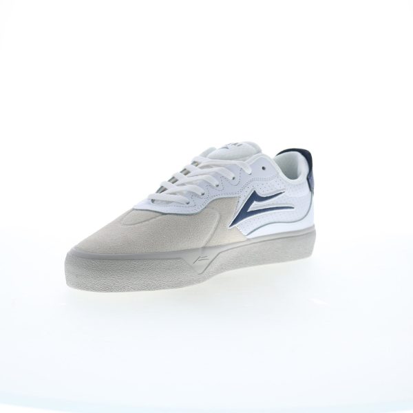 Lakai Essex MS4240263A00 Mens White Leather Skate Inspired Sneakers Shoes Online Sale - Image 4